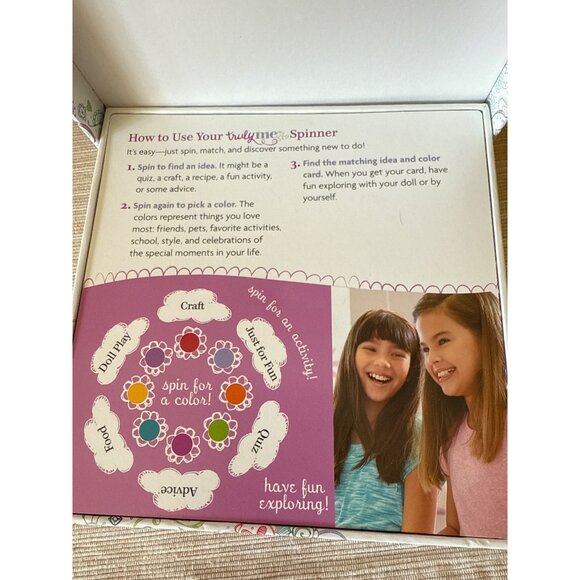 American Girl Truly Me Spinner Game For Fun Activities & Food Choices - Picture 6 of 14